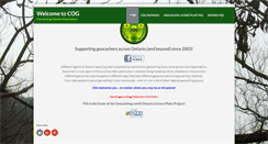 Desktop Screenshot of centralontariogeocachers.com